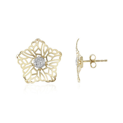 Orecchini in oro con Diamante I1 (I)  (Ornaments by de Melo)