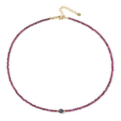 Collana in argento con Zaffiro Blu