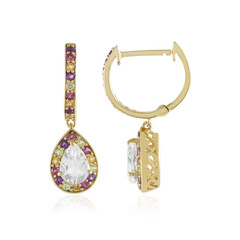 Orecchini in argento con Quarzo Bianco