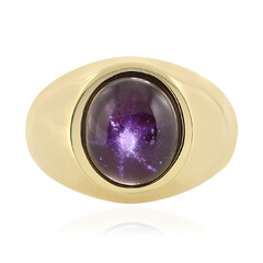 Anello in argento con Granato Stellato