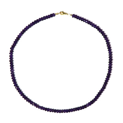 Collana in argento con Ametista Zambiana (Riya)