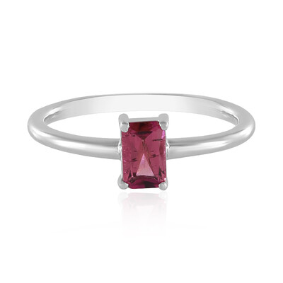 Anello in argento con Tormalina Rosa Nigeriana