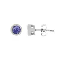Orecchini in argento con Tanzanite (non riscaldata)