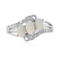 Anello in argento con Opale di Welo
