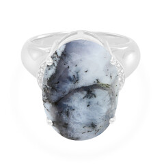 Anello in argento con Agata Dendritica