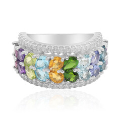 Anello in argento con Rodolite