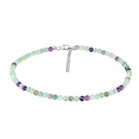 Collana in argento con Fluorite