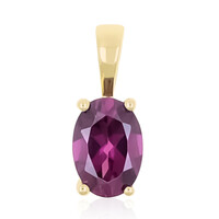 Ciondolo in oro con Granato Magenta