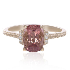 Anello in oro con Tormalina Neon del Congo (CIRARI)