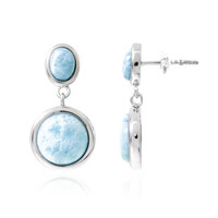 Orecchini in argento con Larimar