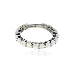 Anello in argento con Opale di Welo