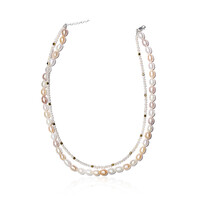 Collana in argento con Perla di Acqua Dolce (TPC)