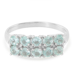Anello in argento con Apatite Blu