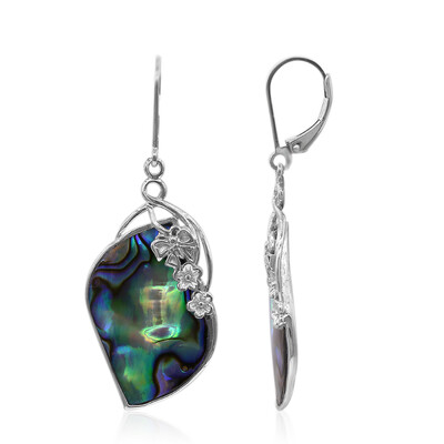 Orecchini in argento con Conchiglia Abalone (Art of Nature)