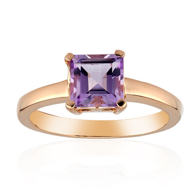 Anello in argento con Ametista Rose de France