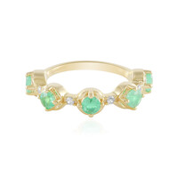 Anello in argento con Smeraldo Russo