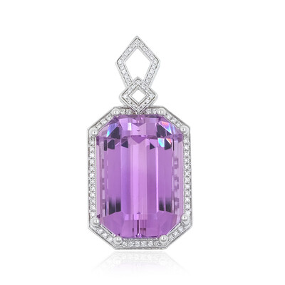 Ciondolo in oro con Kunzite Patroke (AMAYANI)