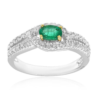 Anello in oro con Smeraldo Colombiano (CIRARI)