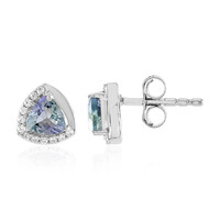 Orecchini in argento con Tanzanite (non riscaldata)