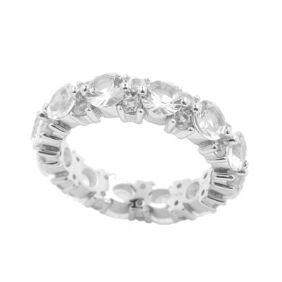 Anello in argento con Danburite