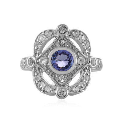 Anello in argento con Tanzanite