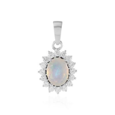 Ciondolo in argento con Opale di Welo