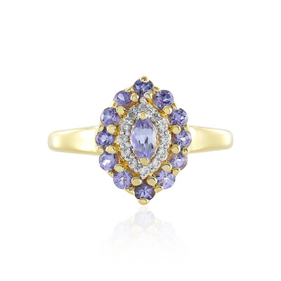 Anello in argento con Tanzanite