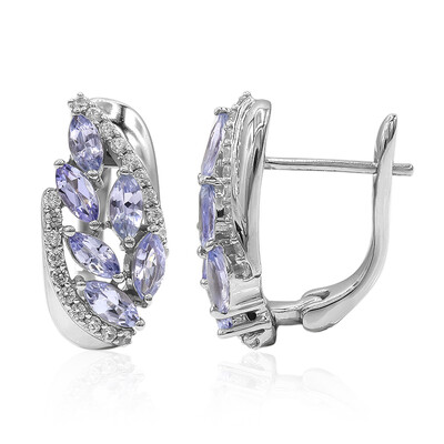 Orecchini in argento con Tanzanite