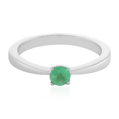 Anello in argento con Smeraldo Colombiano