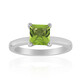 Anello in argento con Peridoto della Birmania