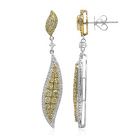 Orecchini in oro con Diamante Giallo SI2 (CIRARI)