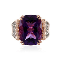Anello in argento con Ametista del Marocco