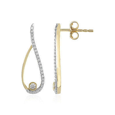 Orecchini in oro con Diamante Flawless (F) (LUCENT DIAMONDS)