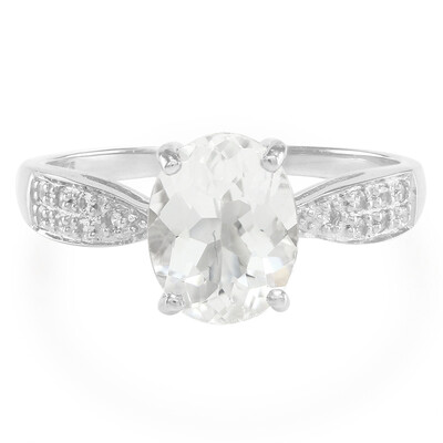 Anello in argento con Berillo Himalayano