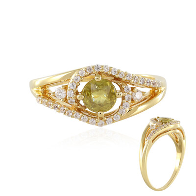 Anello in argento con Sfene