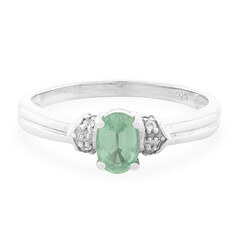 Anello in argento con Cianite Menta