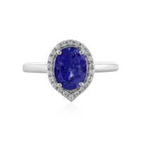 Anello in argento con Tanzanite