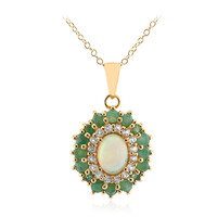 Collana in argento con Opale di Welo