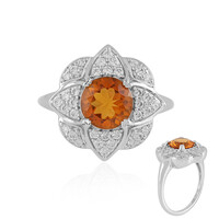 Anello in argento con Citrino Madeira