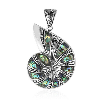 Ciondolo in argento con Conchiglia Abalone (Art of Nature)