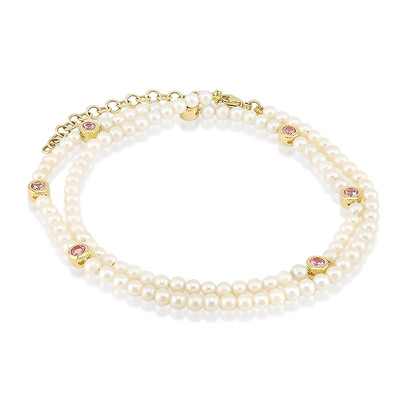 Bracciale in oro con Zaffiro Rosa di Tuléar (Michelle Albala)