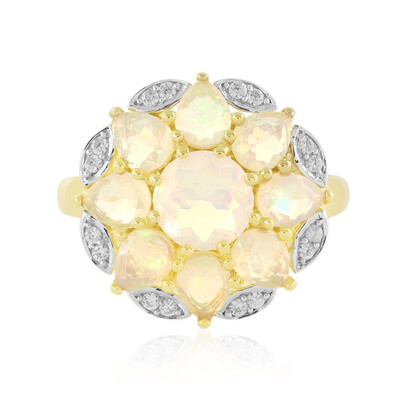 Anello in argento con Opale di Welo