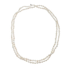 Collana in argento con Perla di Acqua Dolce (TPC)