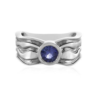 Anello in argento con Tanzanite (SAELOCANA)