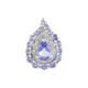 Ciondolo in argento con Tanzanite
