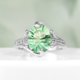 Anello in argento con Fluorite Verde