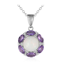 Collana in argento con Opale di Welo