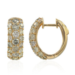 Orecchini in oro con Diamante Fancy SI2 (CIRARI)
