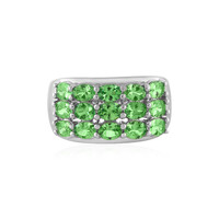 Anello in argento con Tsavorite