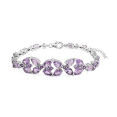 Bracciale in argento con Ametista